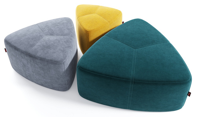 3 размера пуфа Медиатор на заказ 